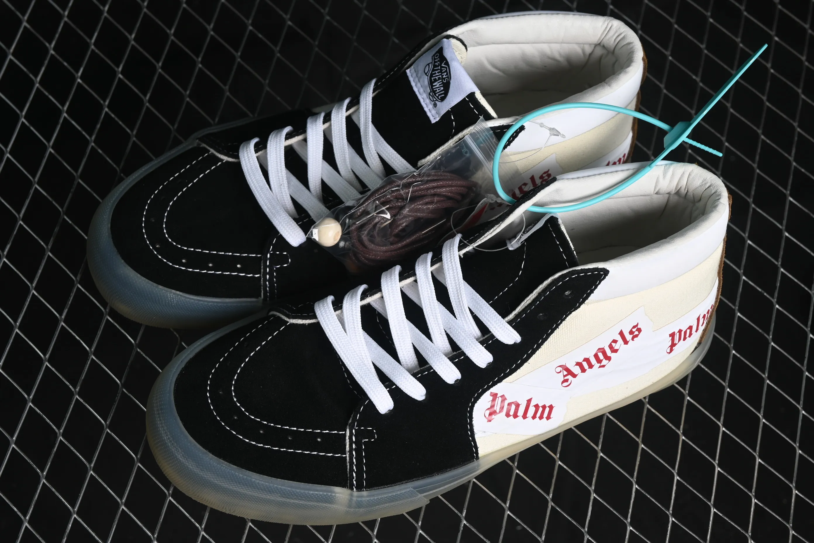 All categories Vans Vans series Vans Mid Vans China Palm Angels x Vans Sk8-Mid joint mid-top casual sneakers VN000CRPGRN